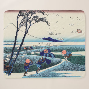 Couverture Sherpa Katsushika Hokusai - Ejiri dans la province de Sur