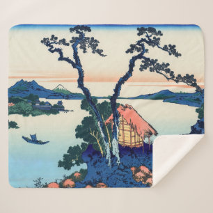 Couverture Sherpa Katsushika Hokusai - Lac Suwa dans la province de
