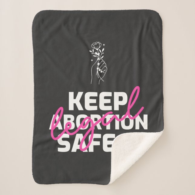 Couverture Sherpa Keep Abortion Safe And Legal (Devant)
