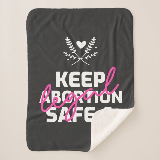 Couverture Sherpa Keep Abortion Safe And Legal   (Devant)