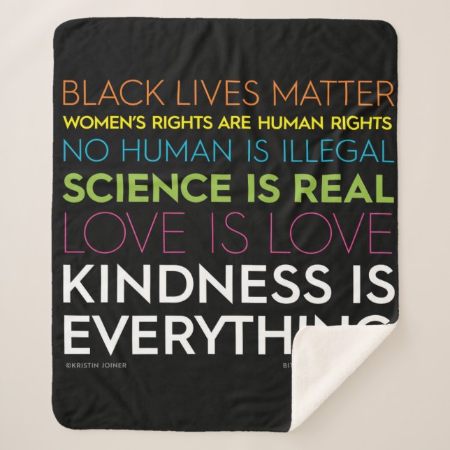 Couverture Sherpa #KindnessIsEverything (Devant)