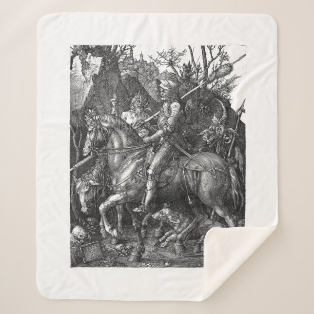 Couverture Sherpa Knight Death Devil Albrecht Durer gravure art p (Devant)
