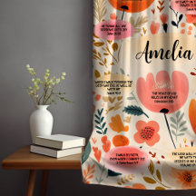 La Bible Florale Boho Versets Affirmation Avec Nom