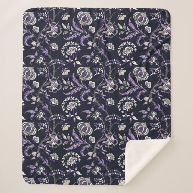 Couverture Sherpa La florale "grand-mère" de Lewis Day (Devant)