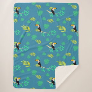Couverture Sherpa La forêt tropicale du Toucan bleu et vert
