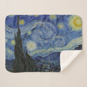 Couverture Sherpa La Nuit étoilée (Vincent van Gogh) (Art célèbre)