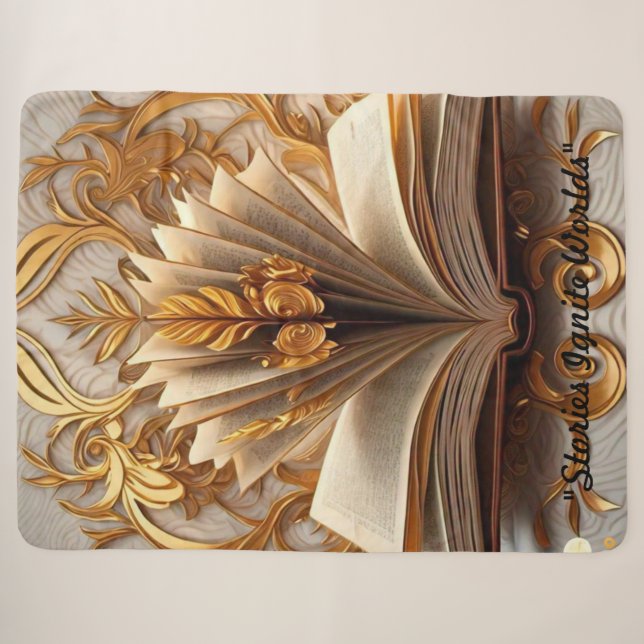 Couverture Sherpa "La Plume d'Or" (Devant (Horizontal))