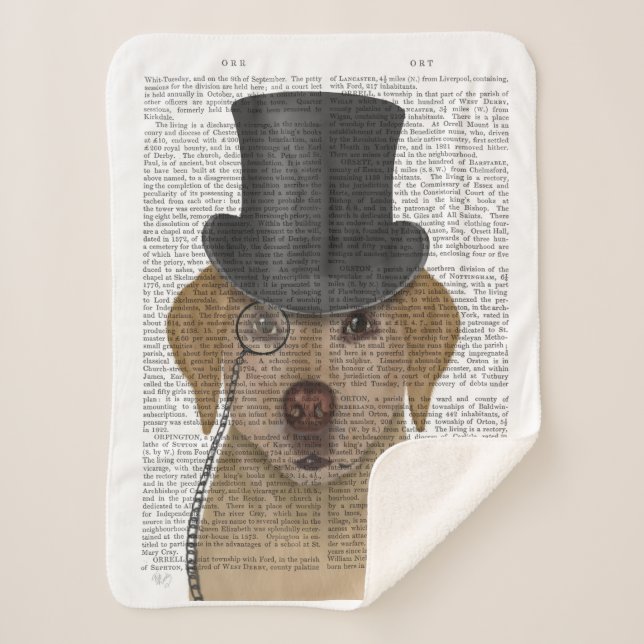 Couverture Sherpa Labrador jaune, Hound officiel et Casquette (Devant)
