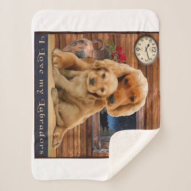 Couverture Sherpa Labrador Retriever (Devant)