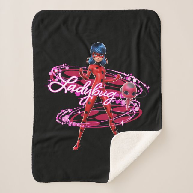 Couverture Sherpa Ladybug et Tikki Graphic (Devant)