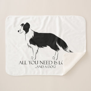 Couverture Sherpa L'Amour Et Un Chien