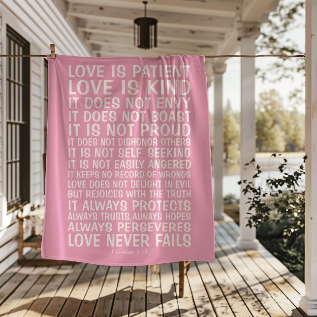 Couverture Sherpa "L'amour ne manque jamais" (Créateur téléchargé)