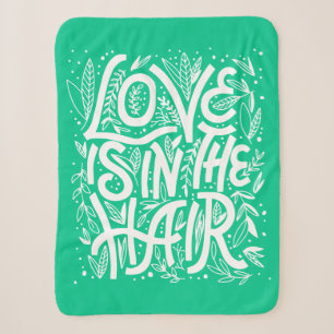 Couverture Sherpa L'amour vert est dans les cheveux