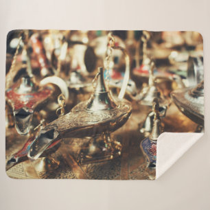 COUVERTURE SHERPA LAMPS MAGIQUES