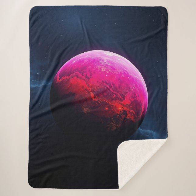 Couverture Sherpa Large Bright Red Planet (Devant)