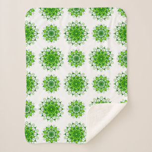 Couverture Sherpa l'art du mandala motif