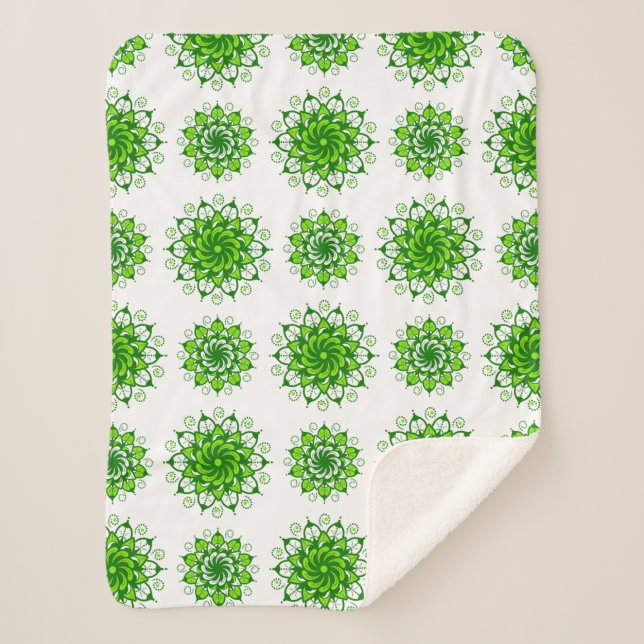 Couverture Sherpa l'art du mandala motif (Devant)