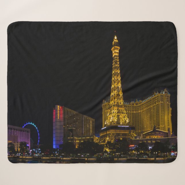 Couverture Sherpa Las Vegas la nuit (Devant (Horizontal))