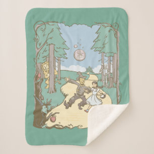 Couverture Sherpa L'Assistant D'Oz™ Storbook Yellow Brick Road