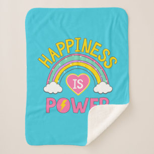 Couverture Sherpa Le bonheur est Power Rainbow