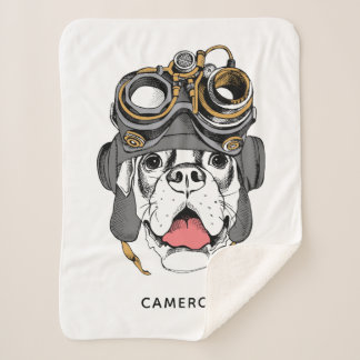 Couverture Sherpa Le boxeur de Steampunk | ajoutent votre nom
