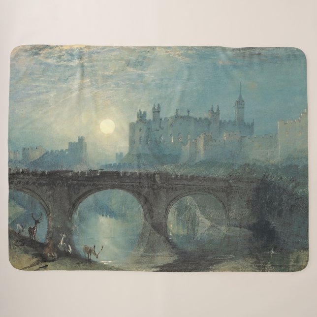 Couverture Sherpa Le château William Turner Alnwick (Devant (Horizontal))