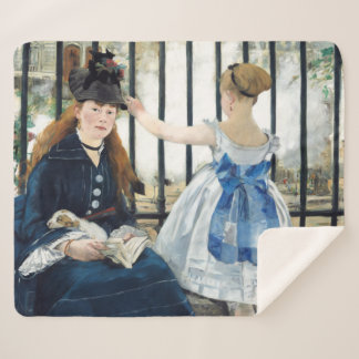 Couverture Sherpa Le chemin de fer Edouard Manet