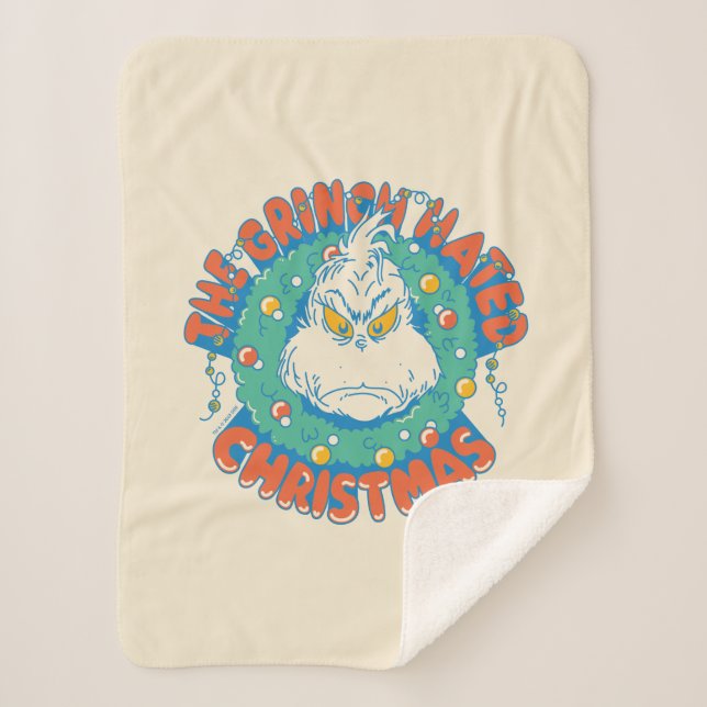 Couverture Sherpa Le Grinch détestait Noël (Devant)