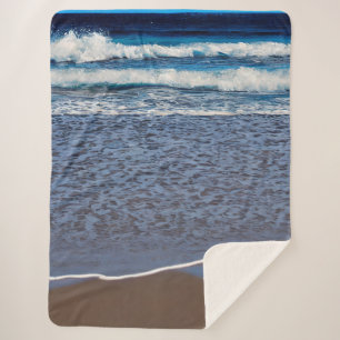 Couverture Sherpa Le littoral de Ocean Wave Beach