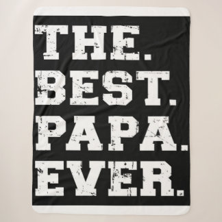 Couverture Sherpa Le meilleur papa de tous les temps| Mon père d'amo