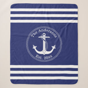 Couverture Sherpa Le nom de famille nautique d'Ancre choisissent la
