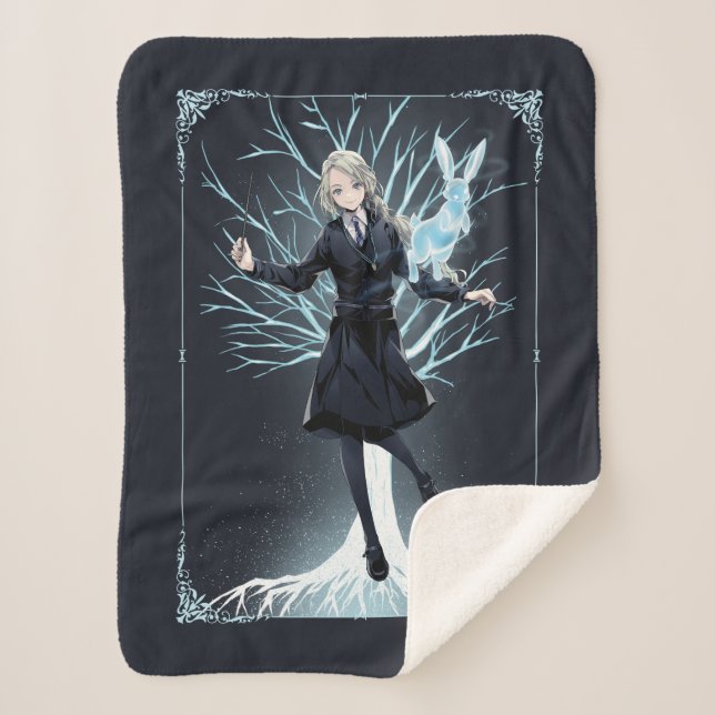 Couverture Sherpa Le Patronus lapin de Luna Lovegood (Devant)