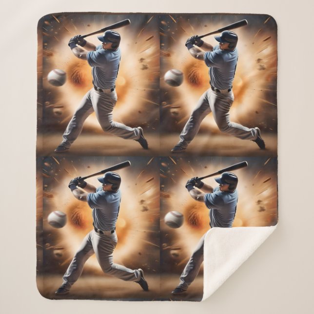 Couverture Sherpa Le terrain de baseball Thunder, (Devant)