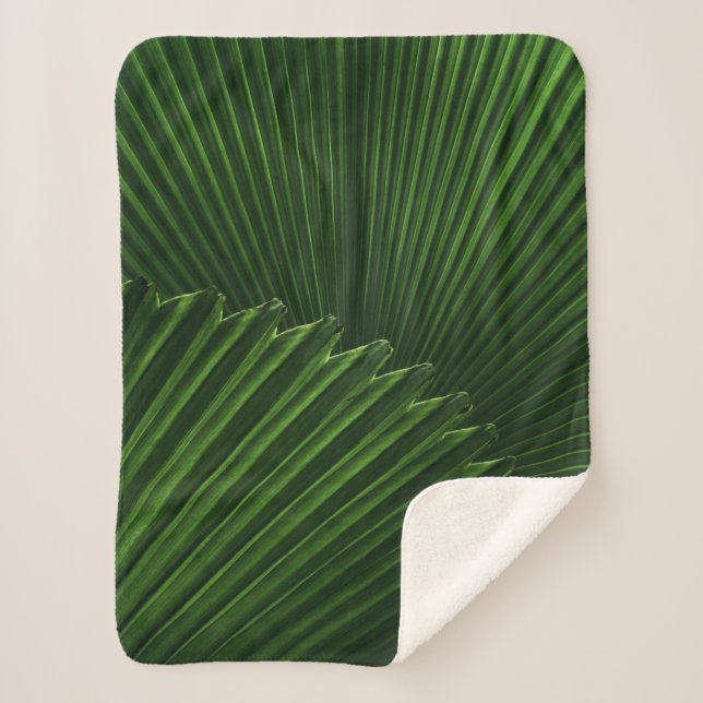 Couverture Sherpa Leaf Background (Devant)