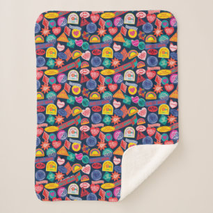 Couverture Sherpa L'équipe du suicide Harley Quinn Motif d'insigne