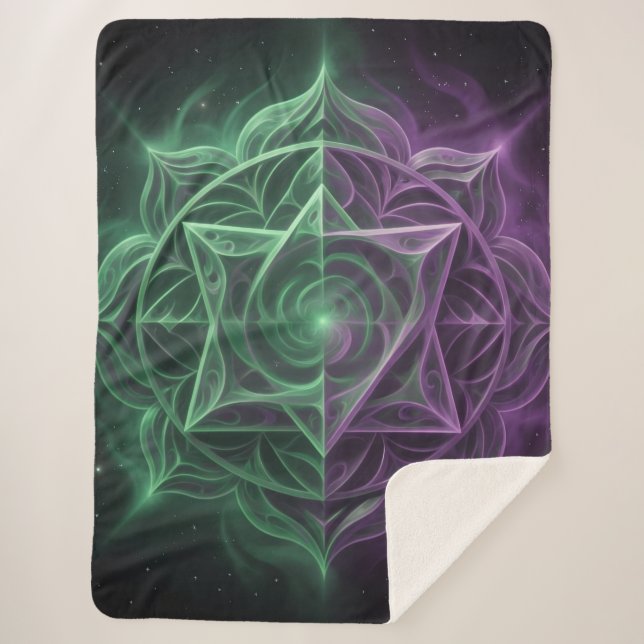 Couverture Sherpa Les 7 Chakras (Devant)