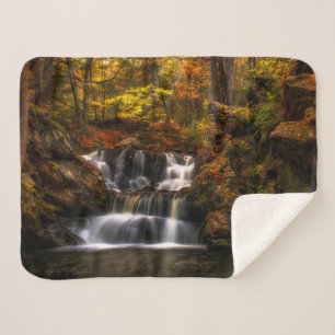 Couverture Sherpa Les cascades Connecticut Nouvelle-Angleterre