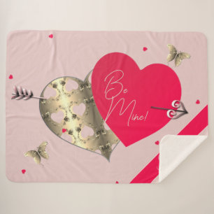 Couverture Sherpa Les Coeurs et les Flèches de la Saint-Valentin