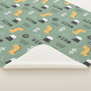 Couverture Sherpa Les dinosaures ! Sherpa Blanket