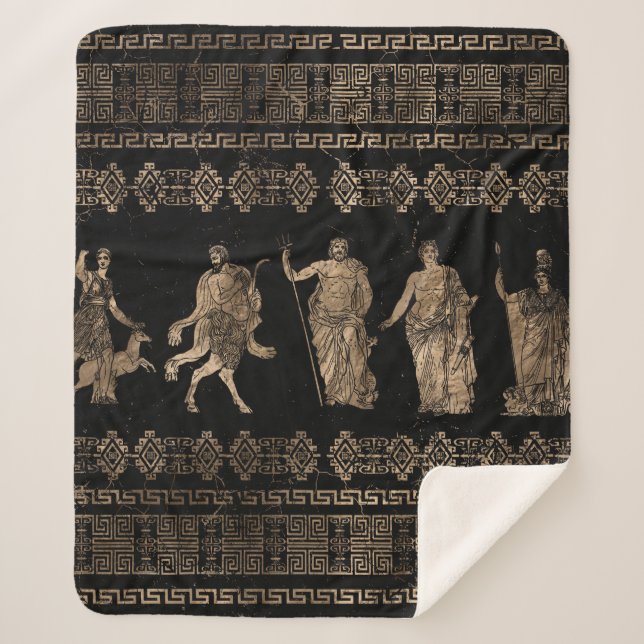 Couverture Sherpa Les divinités grecques et l'ornement de Meander (Devant)