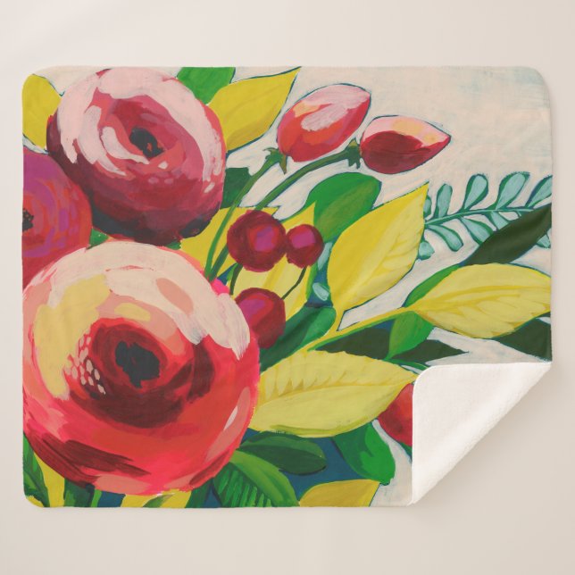 Couverture Sherpa Les fleurs vivaces (Devant (Horizontal))