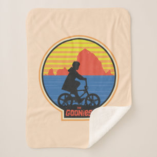 Couverture Sherpa Les Goonies Retro Mikey équitation Vélo Graphique