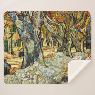 Couverture Sherpa Les Grands Platanes Par Vincent Van Gogh