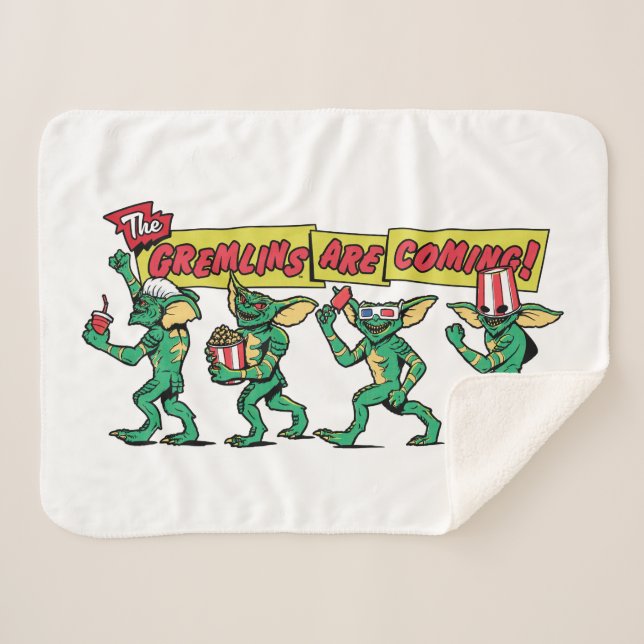 Couverture Sherpa Les Gremlins™ arrivent (Devant (Horizontal))