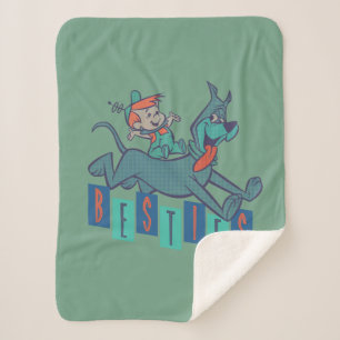 Couverture Sherpa Les Jetsons Elroy & Astro Besties