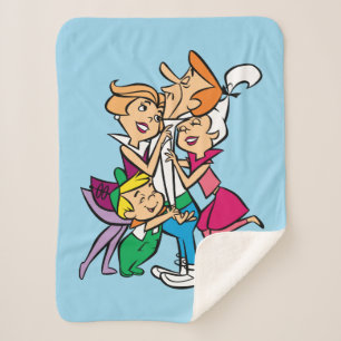 Couverture Sherpa Les Jetsons La famille