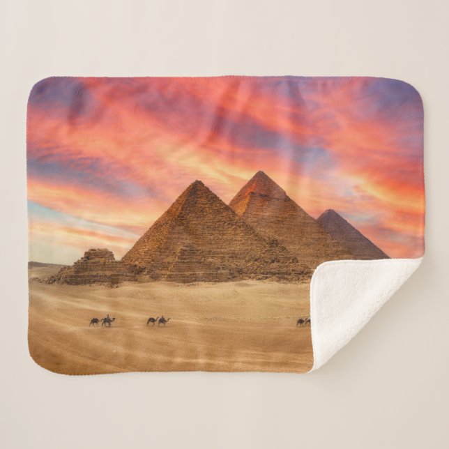 Couverture Sherpa Les monuments | Les grandes pyramides (Devant (Horizontal))