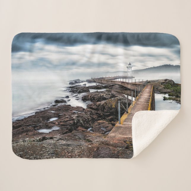 Couverture Sherpa Les phares | Phare du Grand Marais Minnesota (Devant (Horizontal))