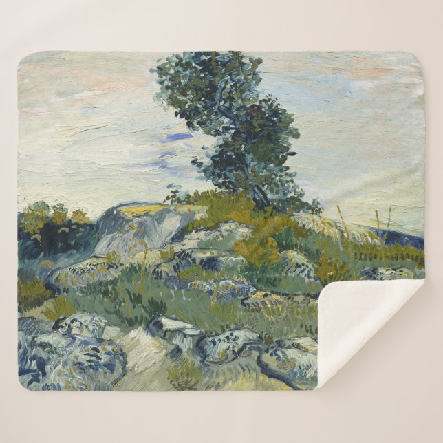 Couverture Sherpa Les Rocks Vincent van Gogh (Devant (Horizontal))