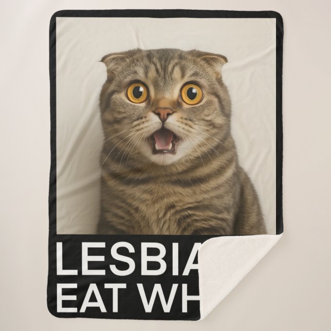 Couverture Sherpa Lesbians Eat What Funny (Devant)